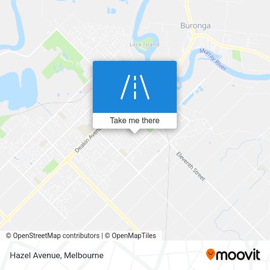 Hazel Avenue map