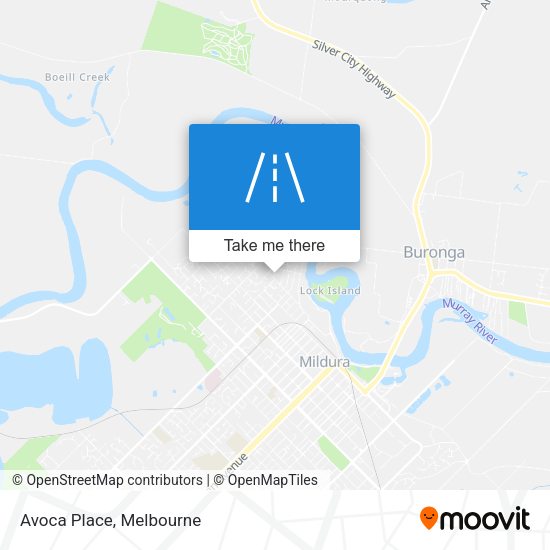 Avoca Place map