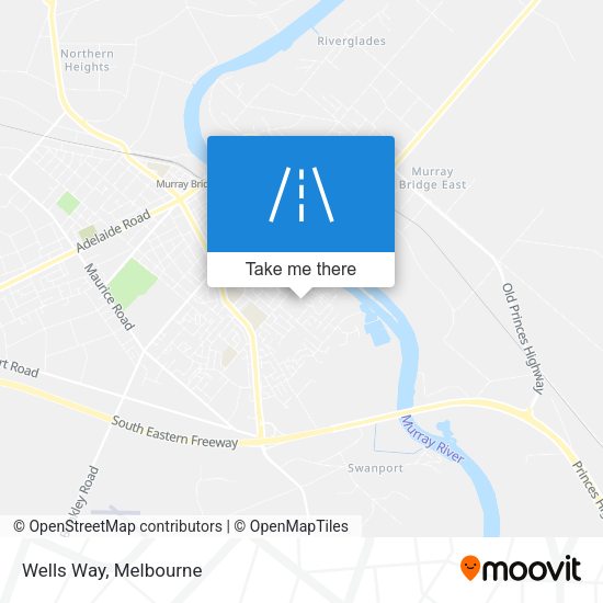 Wells Way map