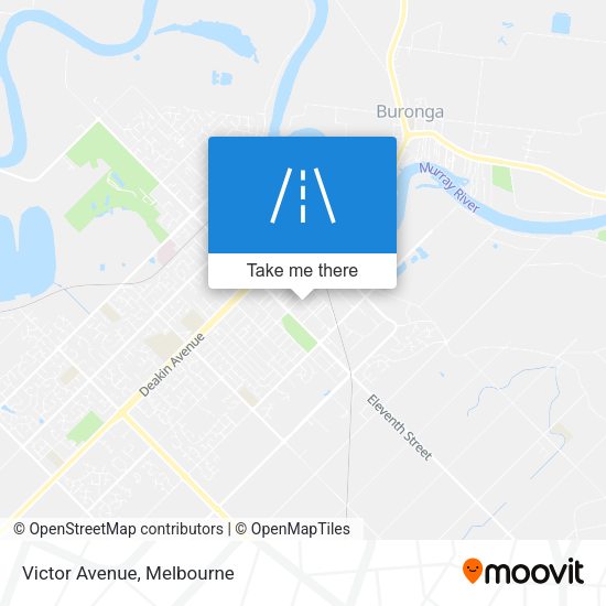 Victor Avenue map