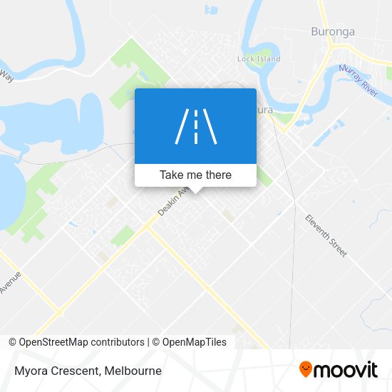 Myora Crescent map