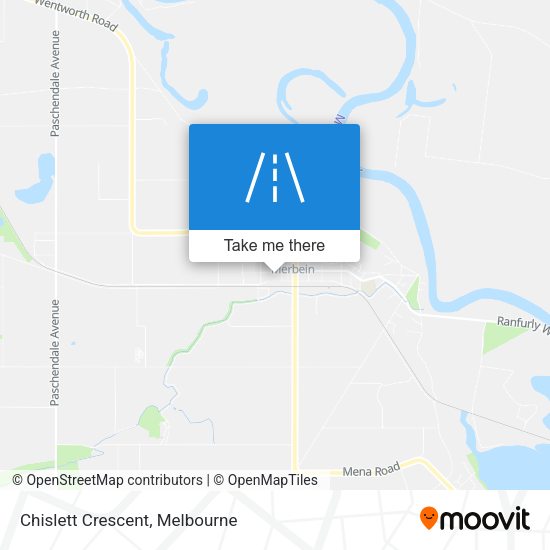 Chislett Crescent map