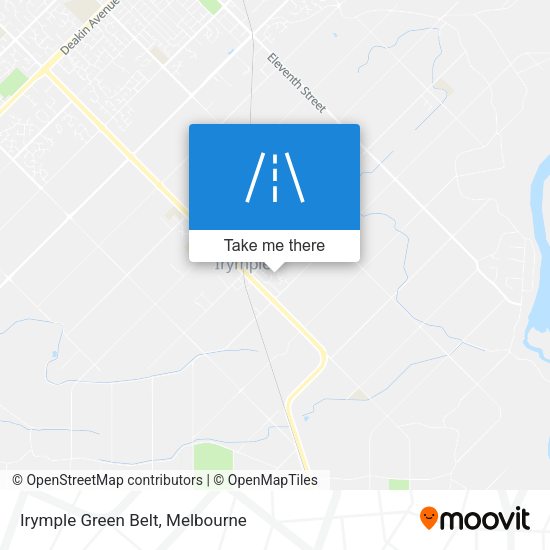 Irymple Green Belt map
