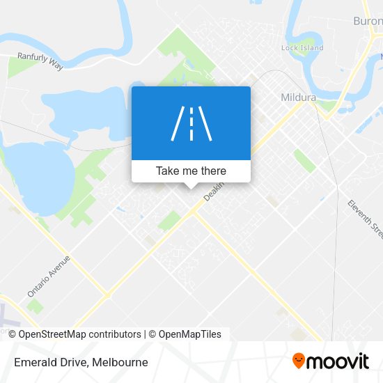 Emerald Drive map