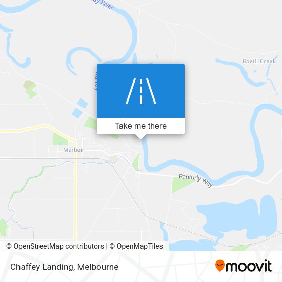 Chaffey Landing map