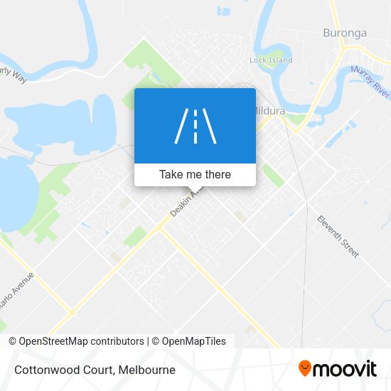 Cottonwood Court map