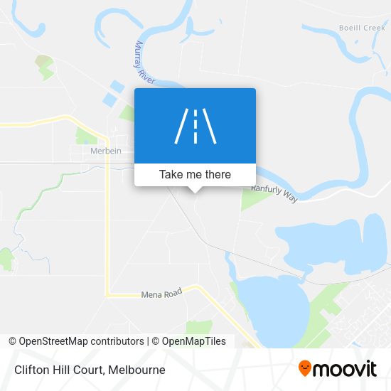 Clifton Hill Court map