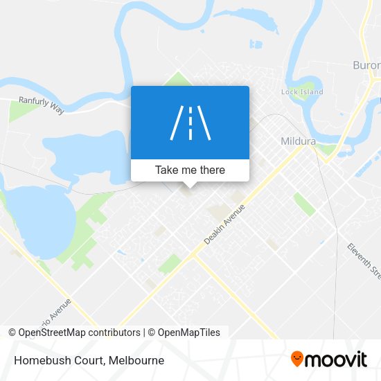 Homebush Court map