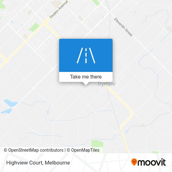 Highview Court map