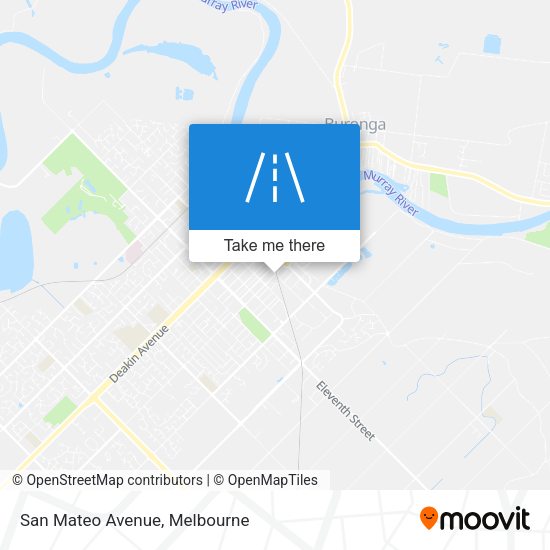 San Mateo Avenue map