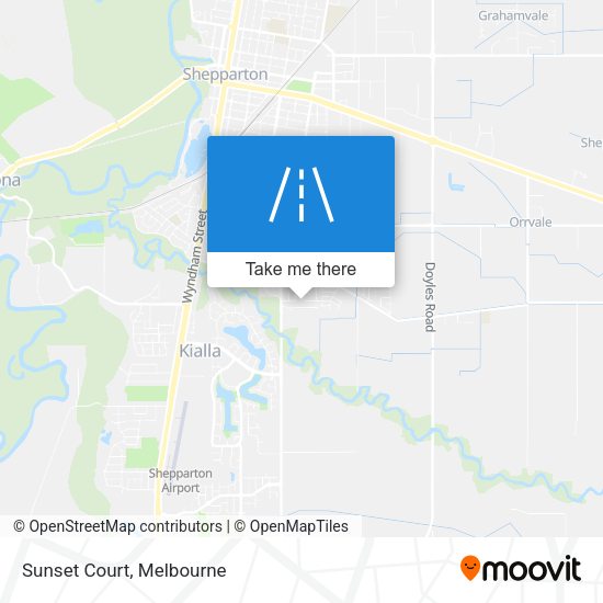 Sunset Court map
