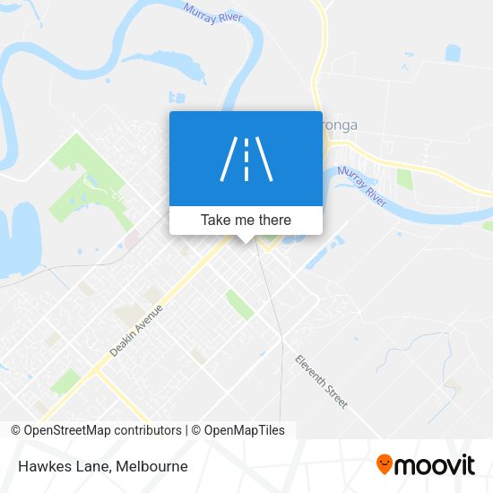 Hawkes Lane map