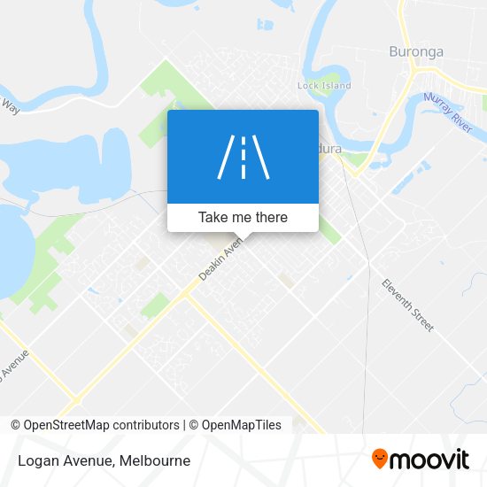 Logan Avenue map