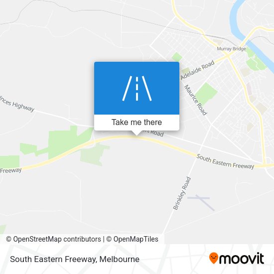 South Eastern Freeway map