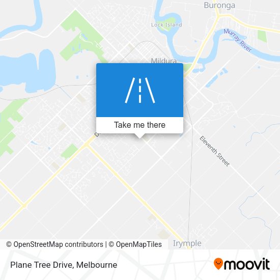 Plane Tree Drive map