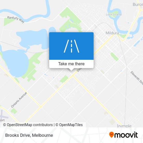 Brooks Drive map