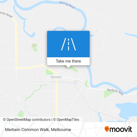 Merbein Common Walk map