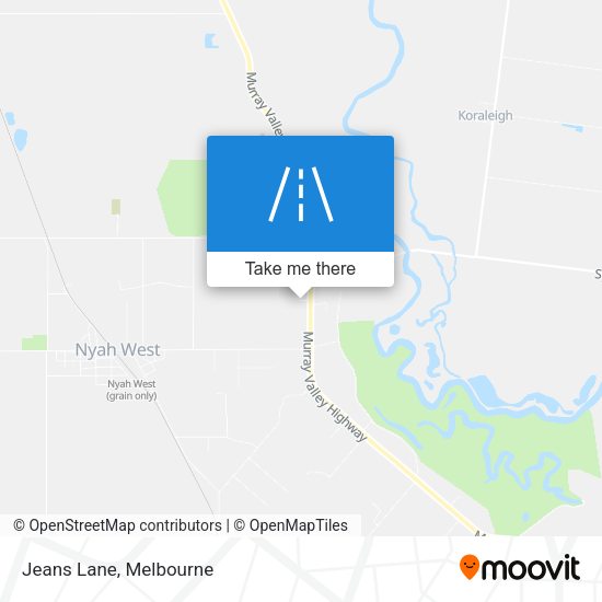 Jeans Lane map