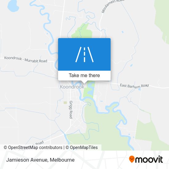 Jamieson Avenue map
