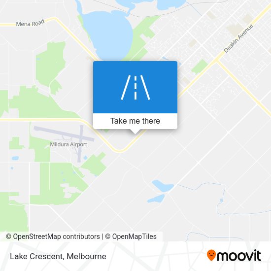 Lake Crescent map