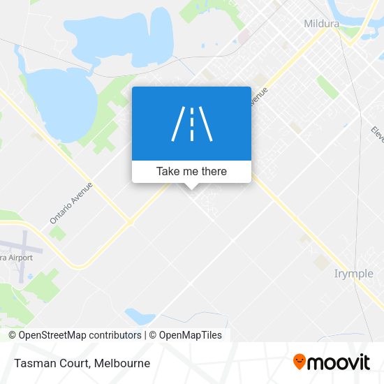 Tasman Court map