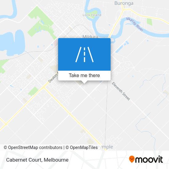 Cabernet Court map