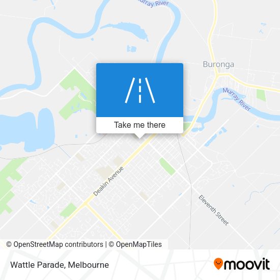 Wattle Parade map