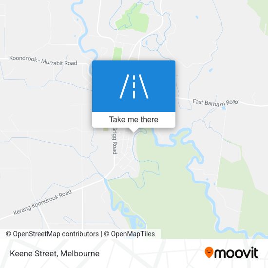 Keene Street map