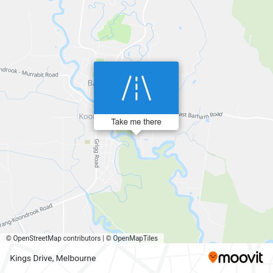 Kings Drive map