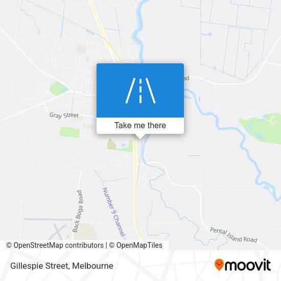 Gillespie Street map