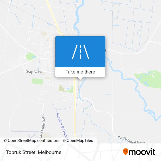 Tobruk Street map