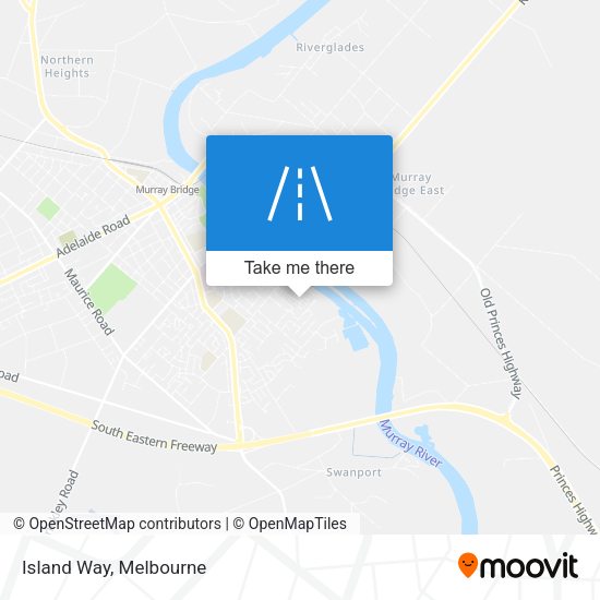 Island Way map