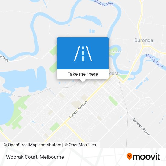 Woorak Court map