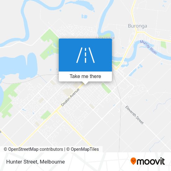 Hunter Street map