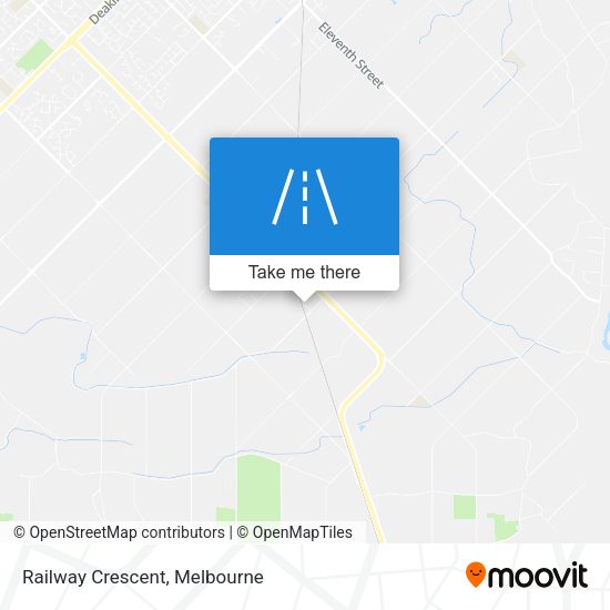 Railway Crescent map