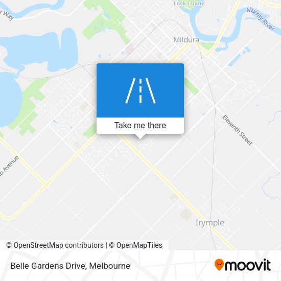 Belle Gardens Drive map