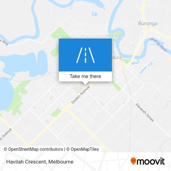 Havilah Crescent map