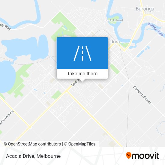 Acacia Drive map
