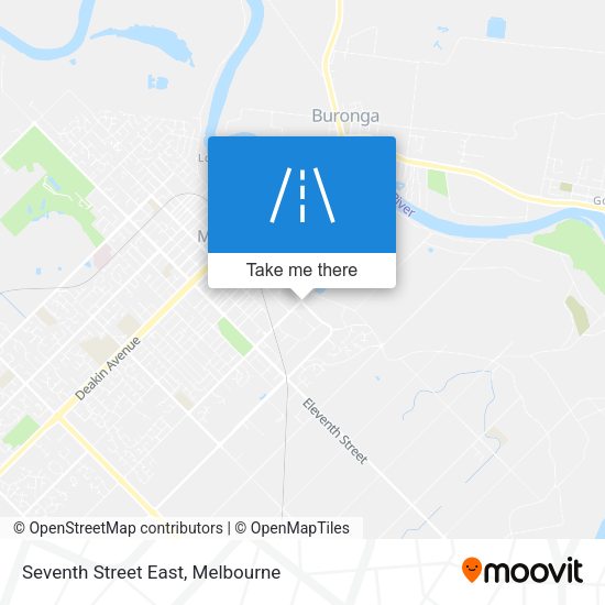 Seventh Street East map