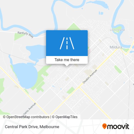 Central Park Drive map