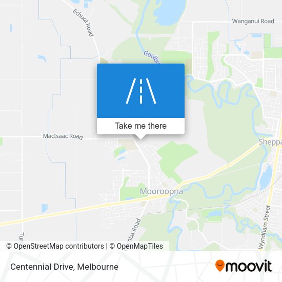 Centennial Drive map