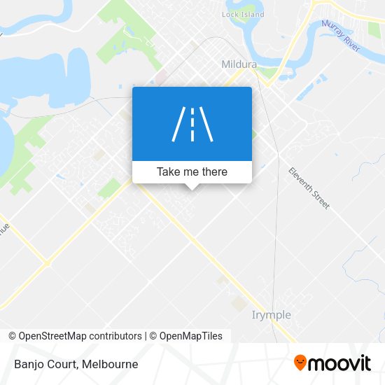 Banjo Court map