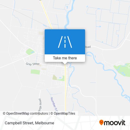Campbell Street map