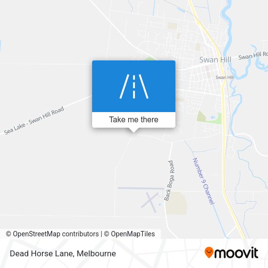 Dead Horse Lane map