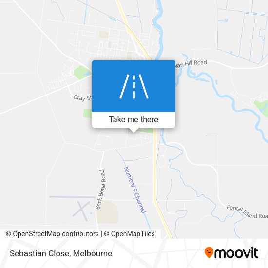 Sebastian Close map