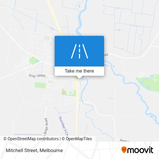 Mitchell Street map