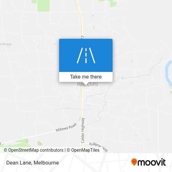 Dean Lane map