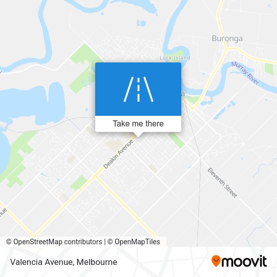 Valencia Avenue map