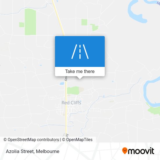 Azolia Street map