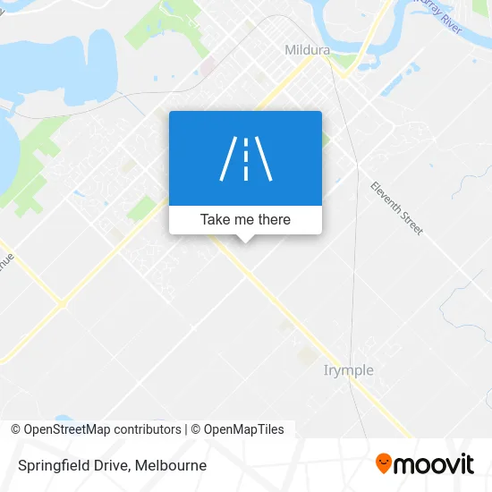 Mapa Springfield Drive